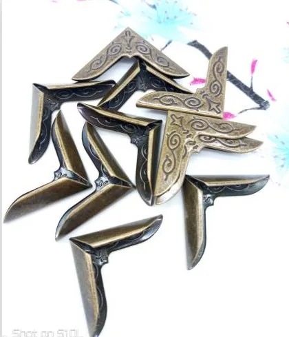 Лидер продаж, крафтовые металлические защитные уголки для книг, практичные товары, металлические, латунные, картонные Защитные уголки