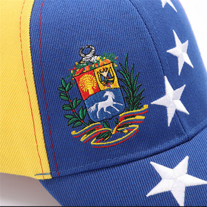 Gorras al por mayor de mezclilla de fábrica china para Venezuela, gorras de béisbol con insignia para campañas electorales - Product Image 4