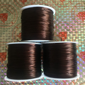 Elastischen Faden Schwarz Flache Schwarze Linie Nylon Gummi Stretchy Schnur Für Haar Verlängerung - Product Image 3