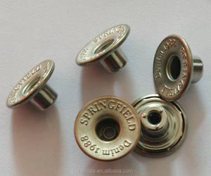 17Mm Kim Loại Đồng Thau Thiếc Rỗng <span class=keywords><strong>Denim</strong></span> Jeans Nút <span class=keywords><strong>Shank</strong></span> - Product Image 6