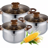 <strong>Best</strong> <strong>Selling</strong> <strong>Cast</strong> <strong>Iron</strong> Cookware 6 Piece Stainless Steel Induction Cookware <strong>Sets</strong>