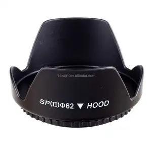 Tulipe 62mm, connecteur à vis étanche, capuchon d'objectif universel pour tous les appareils photo DSLR - Product Image 1