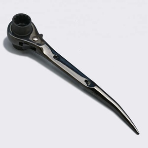 <span class=keywords><strong>Clé</strong></span> à douille <span class=keywords><strong>plate</strong></span> à double embout à queue courbée - Product Image 3