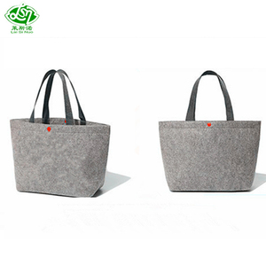 Precio adecuado calidad superior mujeres fieltro <span class=keywords><strong>shopper</strong></span> Tote promoción barato bolso de compras - Product Image 4