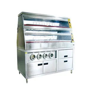 Industrielle Fast-Food-Ausrüstung Edelstahl Electric Food Warmer Cabinet