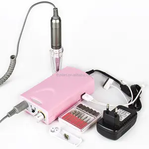 ZS-218 Kupa Manicure nail boor beglazing machine micro handstuk 25000 RPM Draadloze Oplaadbare Nail Machine voor Manicure