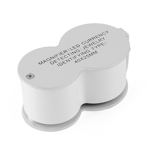 Licht Led Pocket Vergrootglas 40x Juweliers Loupe Glas Apparatuur Aangepast Violet Hoge Kwaliteit 1 Logo Wit Oem Vouw 6 Maanden 33G - Product Image 2