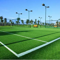 Revêtement de sol pour terrains de football et de soccer, gazon synthétique vert olive, tapis en gazon artificiel enroulé