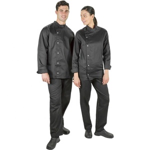 Venta al por mayor Bar restaurante Chef ropa chaqueta de uniforme de Chef chaqueta de uniforme tradicional chaqueta de Chef - Product Image 1