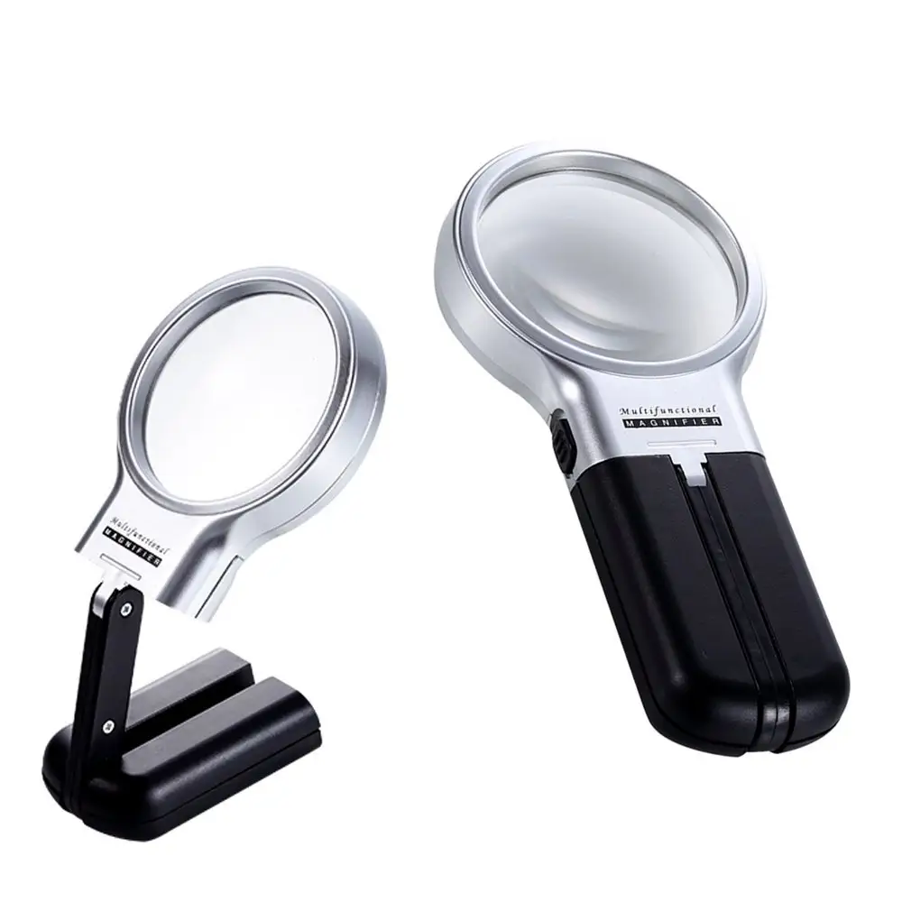 TH-7006 Top selling! Multifunction Stand Magnifier, Loupe Magnifying Glass With LED light