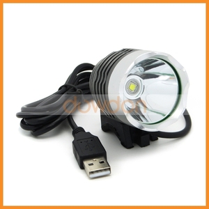 5V USB T6 Led Đèn Pha ánh sáng đèn pha đèn pin đầu Đèn Xe Đạp Xe Đạp ánh sáng - Product Image 3