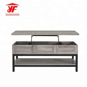 Chiều Cao Có Thể Điều Chỉnh Bằng Gỗ Mở rộng Bảng Lift Top Cà Phê Bàn Trà - Product Image 1