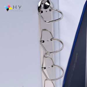Cá Nhân Hoá Màu Xanh PVC Tập Tin Thư Mục Đầy Đủ Màu Sắc In Ấn Vinyl <span class=keywords><strong>Binder</strong></span> Với 4-D Ring - Product Image 5