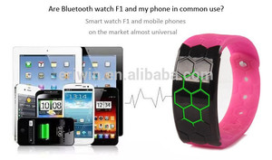 Silicone wristband pedometer fitness tracker bluetooth smart watch for Android and ios phone top selling products in alibaba - Product Image 1