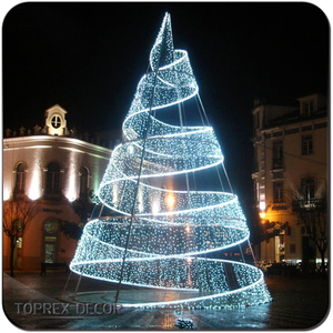 Customized Size Holiday Outdoor PVC Metal Giant <strong>Christmas</strong> <strong>Tree</strong> <strong>Top</strong> Led Star Big Metal Frame <strong>Christmas</strong> <strong>Tree</strong> - Product Image 5