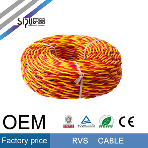 SIPU RVS linh hoạt 450/750 V PVC twisted 0.5 mét cáp vuông dây điện dây điện - Product Image 5