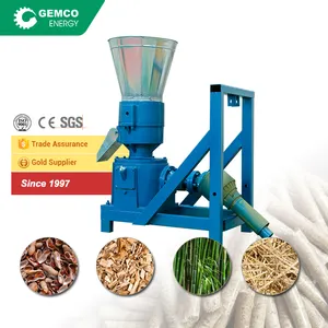 GEMCO Pto Mesin Pengolah Gerak Traktor Kecil Harga Pabrik Kayu Pabrik Pabrik Penggilingan Pellet