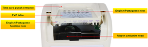 S-180 AIBAO marca de moda oficina de asistencia de empleados máquina/registrador de tiempo de tarjetas perforadas - Product Image 6