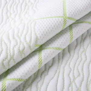 Resistente ignífugo memoria jacquard cojín almohada aloe vera 600d fina tela de poliéster impermeable