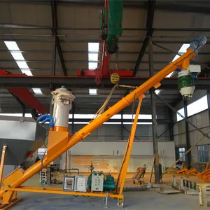SDDOM manufacture price mobile loader cement filling automatic silo feeding system auger screw conveyor