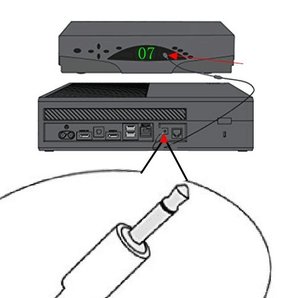 <span class=keywords><strong>IR</strong></span> Hồng Ngoại Emitter Extender Cáp Mở Rộng Ba Head3 Mắt 3.5 mét Jack Hồng Ngoại Màu Đỏ <span class=keywords><strong>Transmitter</strong></span> Blaster Blink Eye Dây dây - Product Image 6