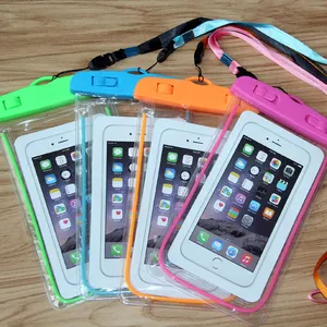 Hot Sales Luminous Phone Bags Waterproof Phone Case com Full Seal Mobile Phone Waterproof Bag