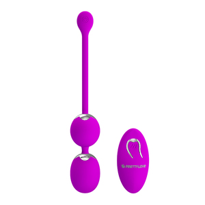 Juguetes Sexuales para Adultos, Bola <span class=keywords><strong>Kegel</strong></span> con Control Remoto, Ejercicio de Fortalecimiento Vaginal, Bolas Ben Wa Vibratorias, Recargables por USB - Product Image 2