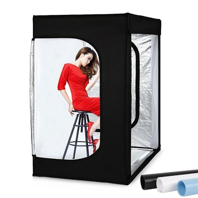 120*100*200CM Dimmable Photography Studio Light Tent Softbox LED Light Photo Box Studio Room