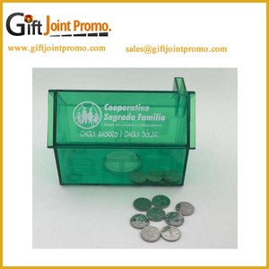 Económico logo personalizado en forma <span class=keywords><strong>de</strong></span> casa <span class=keywords><strong>banco</strong></span>/caja <span class=keywords><strong>de</strong></span> dinero - Product Image 4