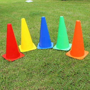 Coni per Allenamento di Pallacanestro, Marcatori <span class=keywords><strong>da</strong></span> <span class=keywords><strong>Campo</strong></span> in Materiale PE, Multicolore, Altezza 7'' (18cm) - Product Image 2