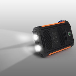 Batterie Externe <span class=keywords><strong>Solaire</strong></span> Li-Polymère 2025 avec Boussole Ultra Mince Haute Capacité Étanche Charge Rapide via Micro USB pour Téléphones Mobiles - Product Image 4