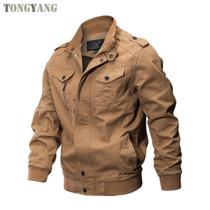 Chaquetas Bomber TONGYANG para Hombre, Ropa Exterior Táctica, Cortavientos Ligero y Transpirable, Chaquetas de Tallas Grandes - Product Image 3