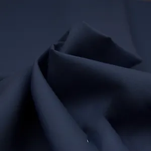 % 100% polyester ince siyah dubai mikrofiber kumaş