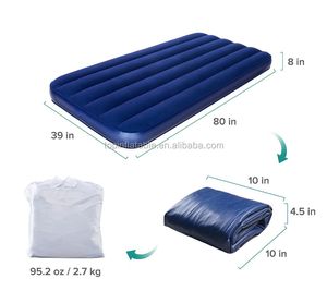 Colchón de cama de aire inflable clásico de tamaño pequeño Intex para acampar, tamaño Queen colchón de aire para el hogar, viaje