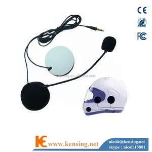 Headset Helm Sepeda Motor dengan Mikrofon Peredam Bising dan Suara Speaker Kualitas Tinggi