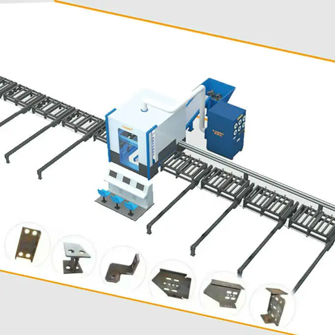 คานหุ่นยนต์ราคาตัดพลาสม่าสำหรับโครงสร้างเหล็ก/สะพาน/วิศวกรรมทางทะเล