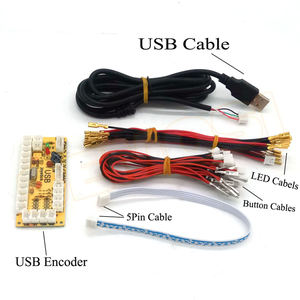 <span class=keywords><strong>Arcade</strong></span> <span class=keywords><strong>game</strong></span> machines DIY onderdelen in set 2 stuks joysticks en 16 stuks <span class=keywords><strong>push</strong></span> knoppen - Product Image 3