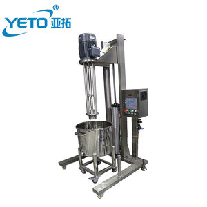 4KW mobile elettrico o pneumatico di sollevamento ad alto taglio mixer crema cosmetica omogeneizzante emulsionante macchina con CE - Product Image 1