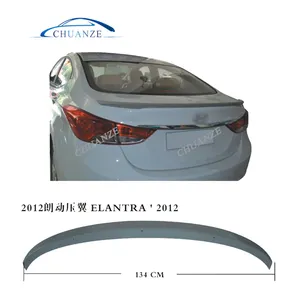 Cánh Gió Phía Sau Xe Hơi Hyundai Elantra 2012, Cánh Gió Phía Sau Xe Ô Tô Màu Trắng, Chất Lượng Tốt