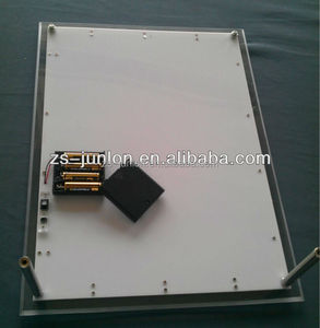 8.5X11 แบตเตอรี่ LED Lightbox เปิดสัญญาณสำหรับ tabletop ใช้ - Product Image 3