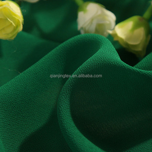 Gelinlik takımları ve astarları için yüksek bükülmüş Polyester inci şifon kumaş fabrika fiyat dokuma tasarım - Product Image 5