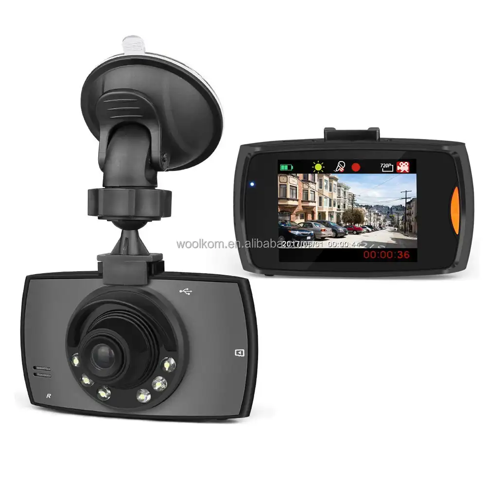 Dash Cam Full 2.4 zoll Screen HD 720P mit IR nachtsicht lichter 120 grad Wide Angle Lens Car DVR Camera