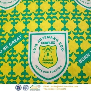 Tela Africana 100% Algodón con Estampado de Cera <span class=keywords><strong>Real</strong></span> para Uniformes Escolares, Venta al Por Mayor - Product Image 5