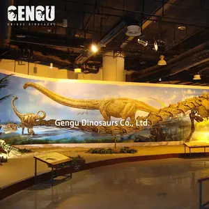 Копия пенопластового каркаса динозавра в натуральный размер