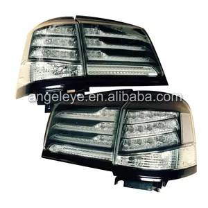 Luz trasera Led para LEXUS LX570 2012 a 2014, lámpara trasera LED negra, transparente LZ