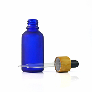 Chai Nhỏ Giọt Tinh Dầu 5Ml 10Ml 15Ml 20Ml 30 Ml 50Ml 60Ml 100Ml Màu Xanh Hổ Phách Trong Mờ Với Nắp Tre - Product Image 5