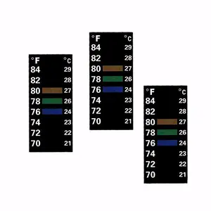 printing custom temperature indicator heat color changing label