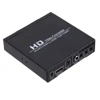 سكارت + HDMI إلى hdmi, صندوق محول فيديو عالي الدقة 720 بيكسل 1080 بيكسل 3.5 مللي متر ، صوت محوري