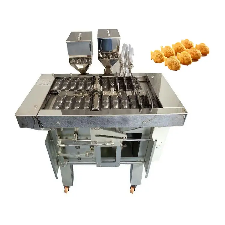 Industrial corn fish wulnut cake making machine automatic delimanjoo cake machine