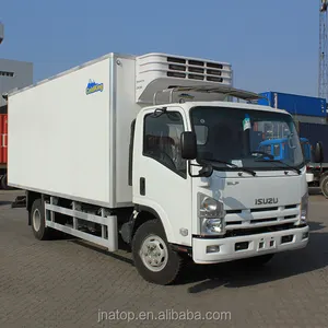 ColdKing live zeevruchten 10 T 5.7 mrefrigerated truck body met 700 P NPR chassis zeevruchten koelwagens